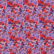 ROSELLA STRETCH DIGITAL FLOWERS LILAC (thumbnail)
