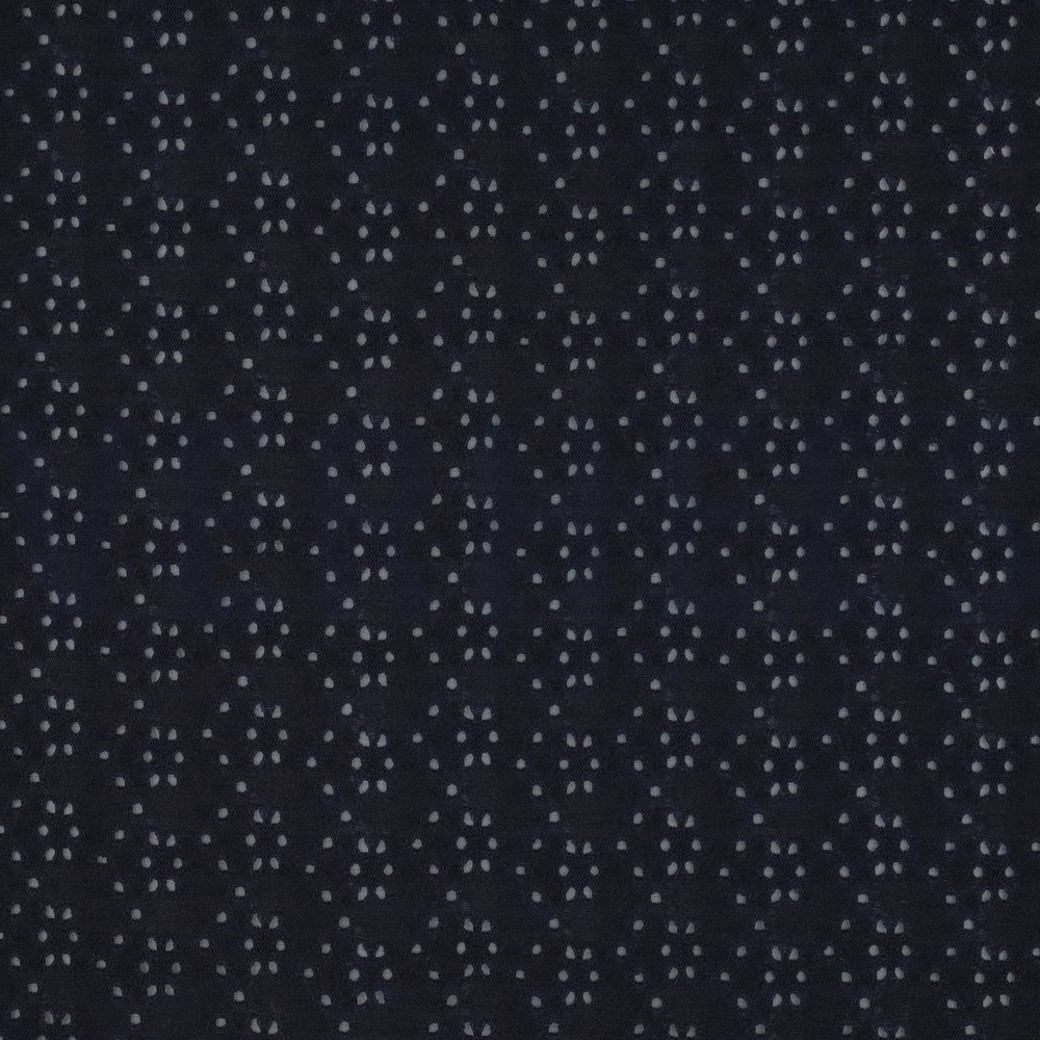 EYELET STRETCH NAVY