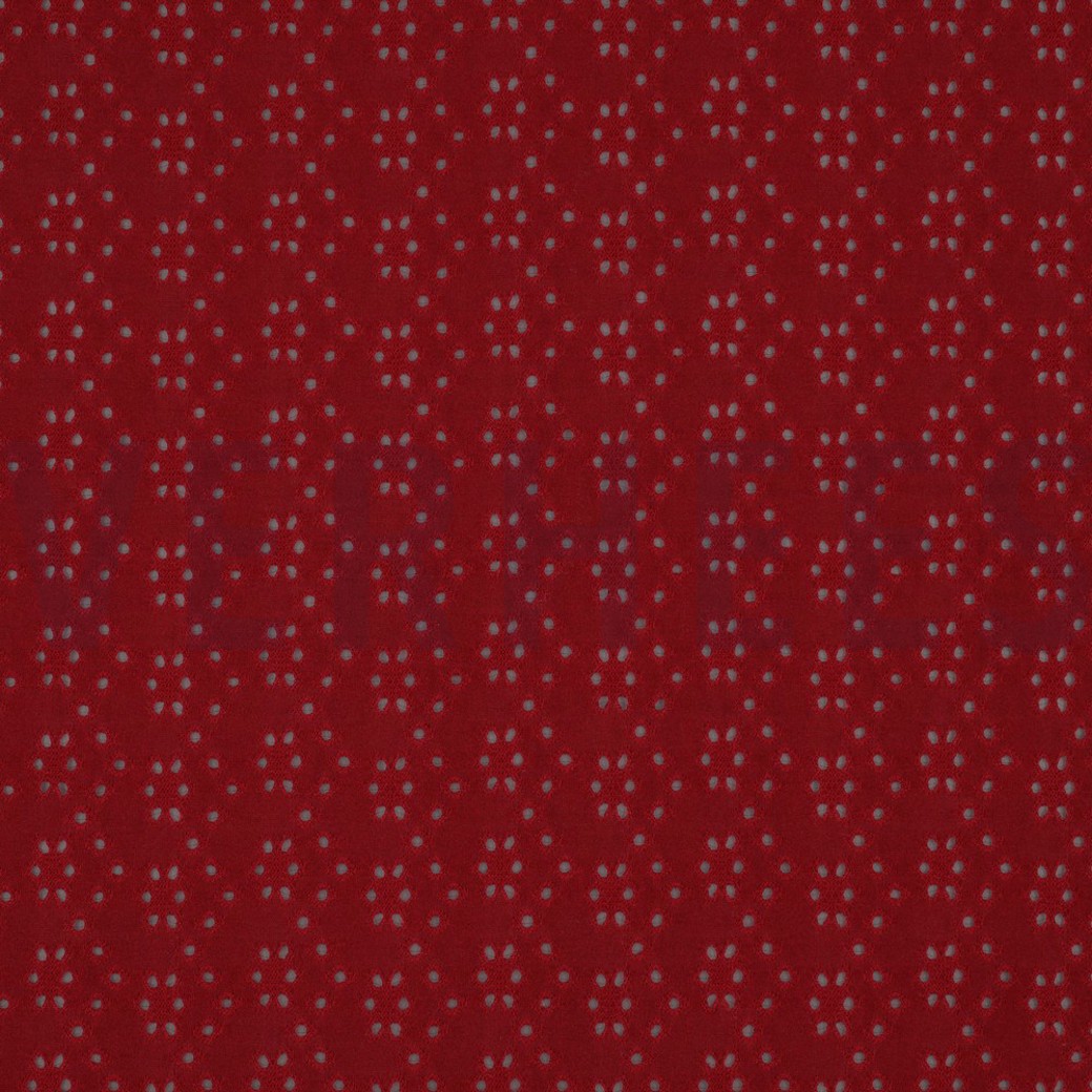 EYELET STRETCH WINE