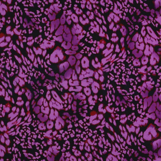 VISCOSE ROSELLA STRETCH DIGITAL ANIMAL SKIN PURPLE #7