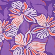 LENZING ECOVERO FLOWERS LAVENDER (thumbnail)