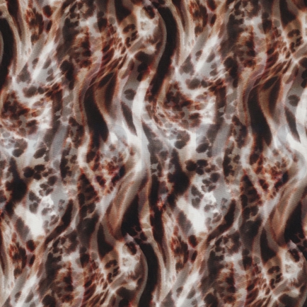 LENZING™ ECOVERO™ DIGITAL TIERHAUT BRAUN (hover)