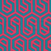 MAGNOLIA STRETCH GEOMETRIC FUCHSIA (thumbnail)