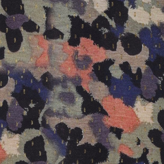 VISCOSE LUREX DIGITAAL ABSTRACT AUGURK #7