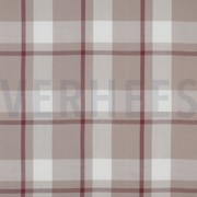 VISCOSE YARN DYED CHECK BEIGE (thumbnail)
