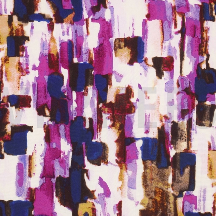 VISKOSE RADIANCE DIGITAL ABSTRAKT LILA/VIOLETT (hover)