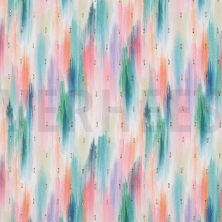 VISKOSE LUREX DIGITAL ABSTRACT GRÜN (hover)