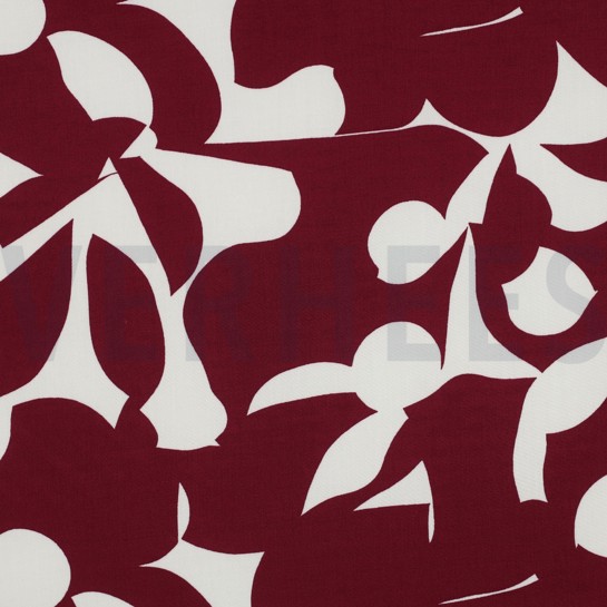 VISCOSE RADIANCE ABSTRACT BORDEAUX #7