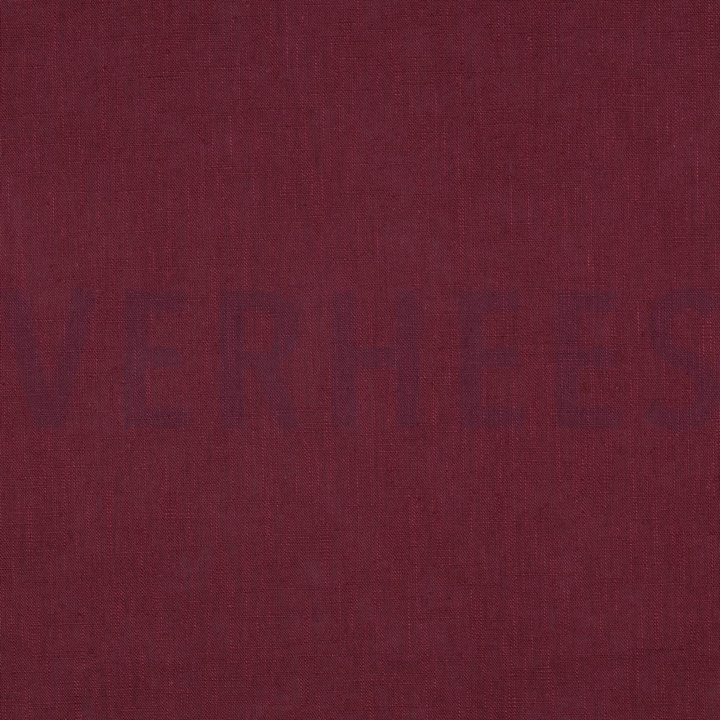 LINEN WASHED 230 gm2 WINE RED