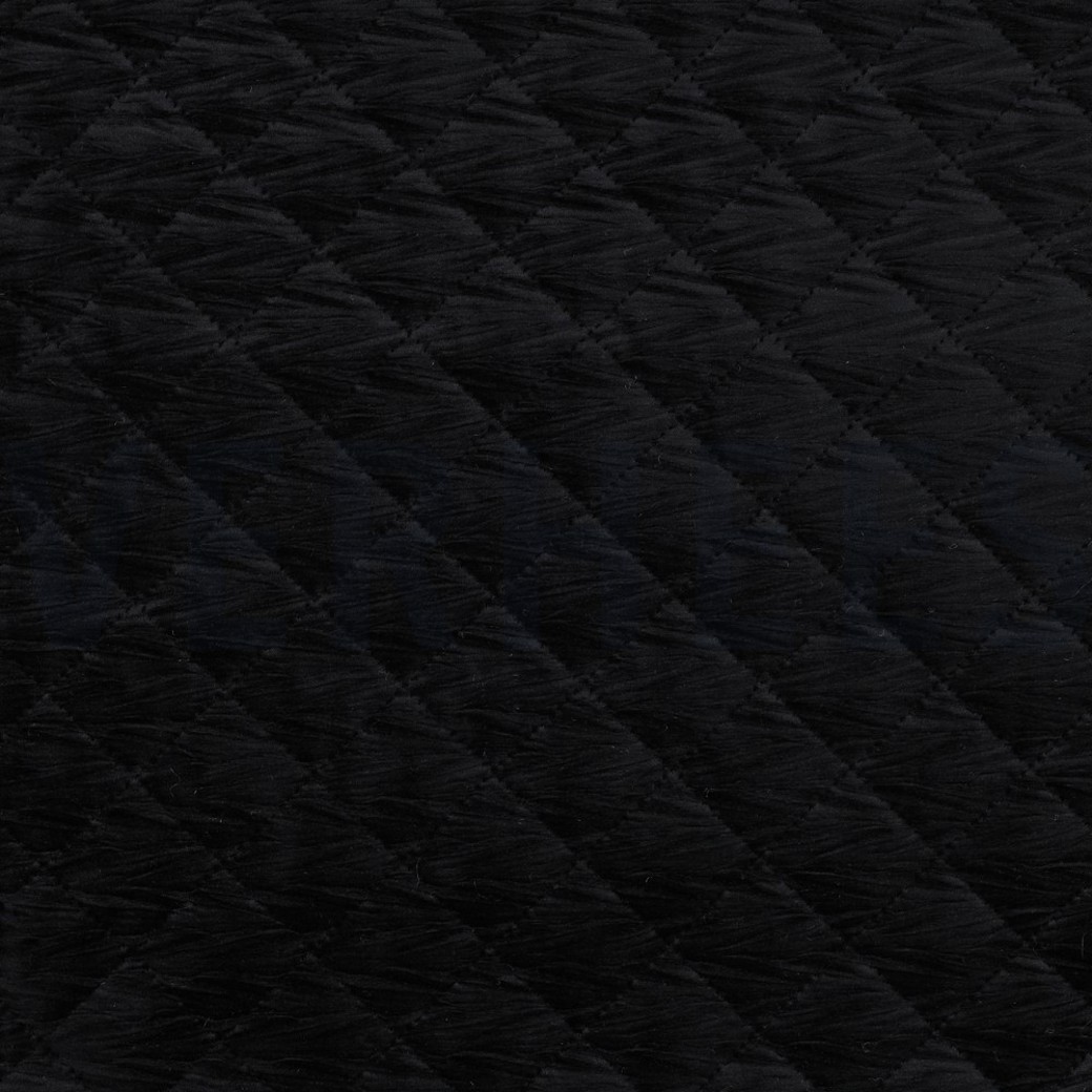 STEPPED VELVET BLACK