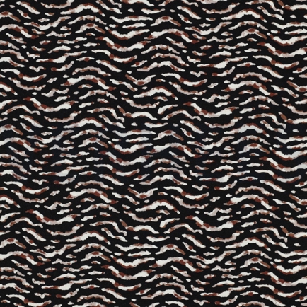 VISCOSE JERSEY DIGITAAL DIERENHUID ZWART (hover)