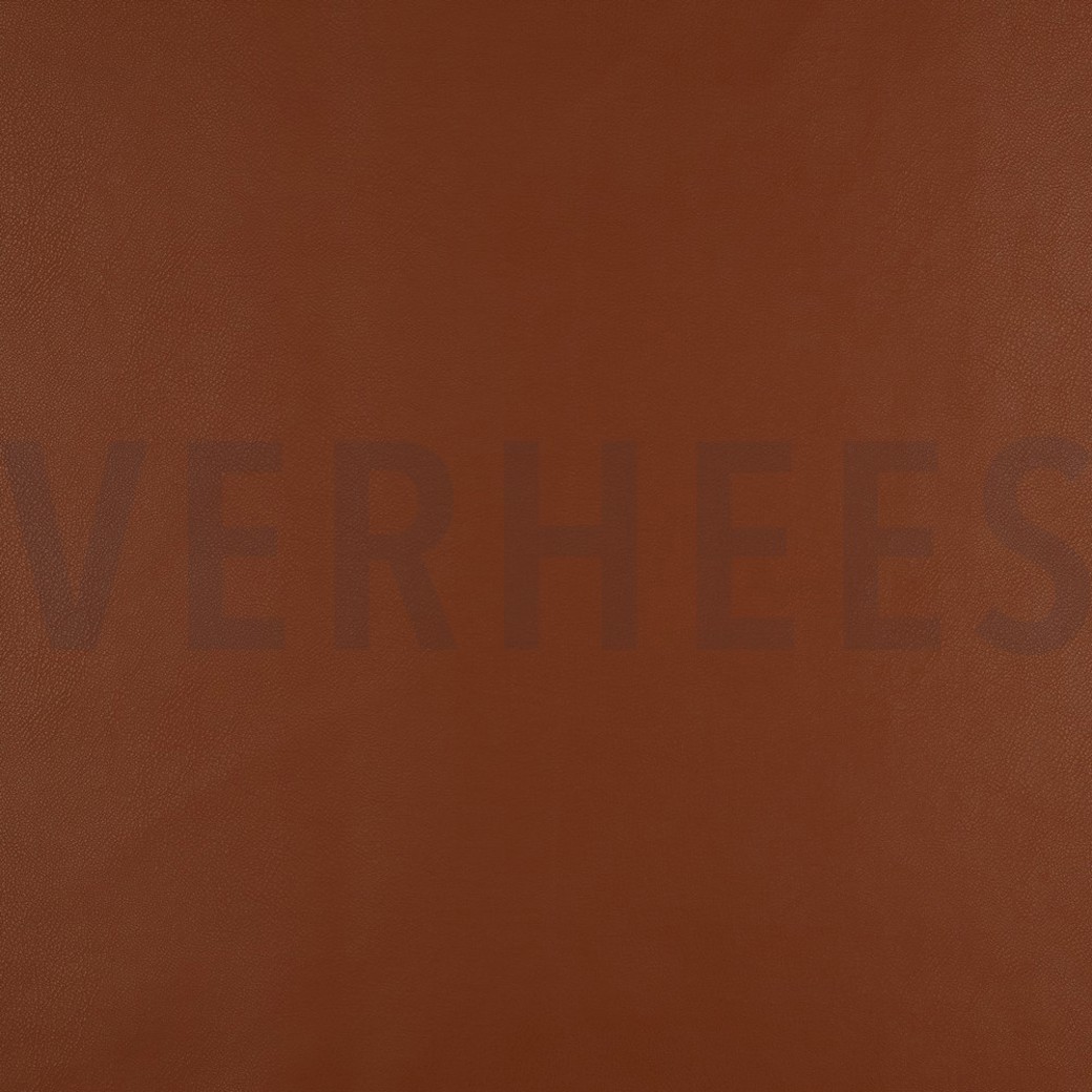 FAUX LEATHER COGNAC