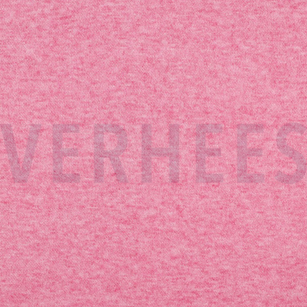 KNITTED MELANGE PINK MELANGE