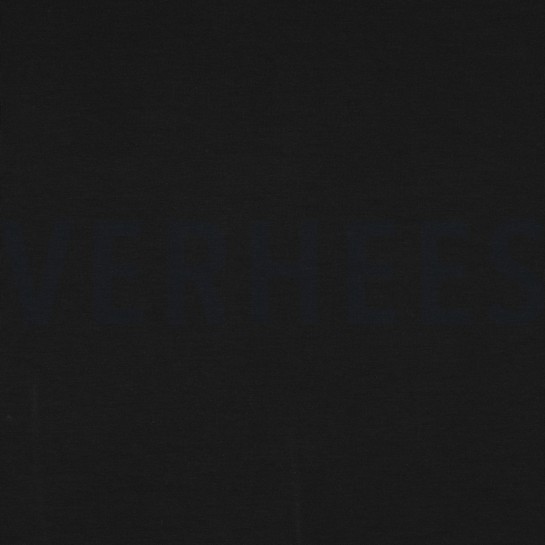 COTTON INTERLOCK JERSEY BLACK #7