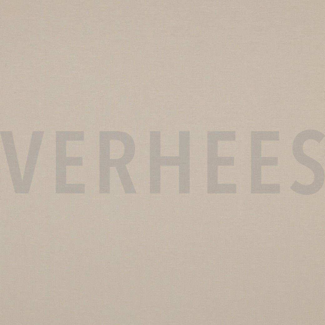 COTTON INTERLOCK JERSEY SAND