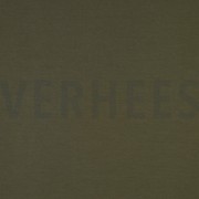 COTTON INTERLOCK JERSEY ARMY GREEN (thumbnail)