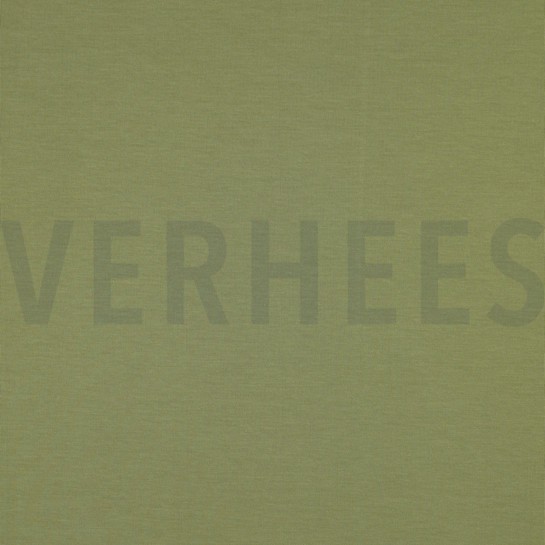 COTTON INTERLOCK JERSEY OLIVE #7