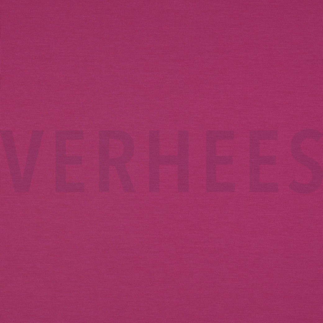 COTTON INTERLOCK JERSEY FUCHSIA