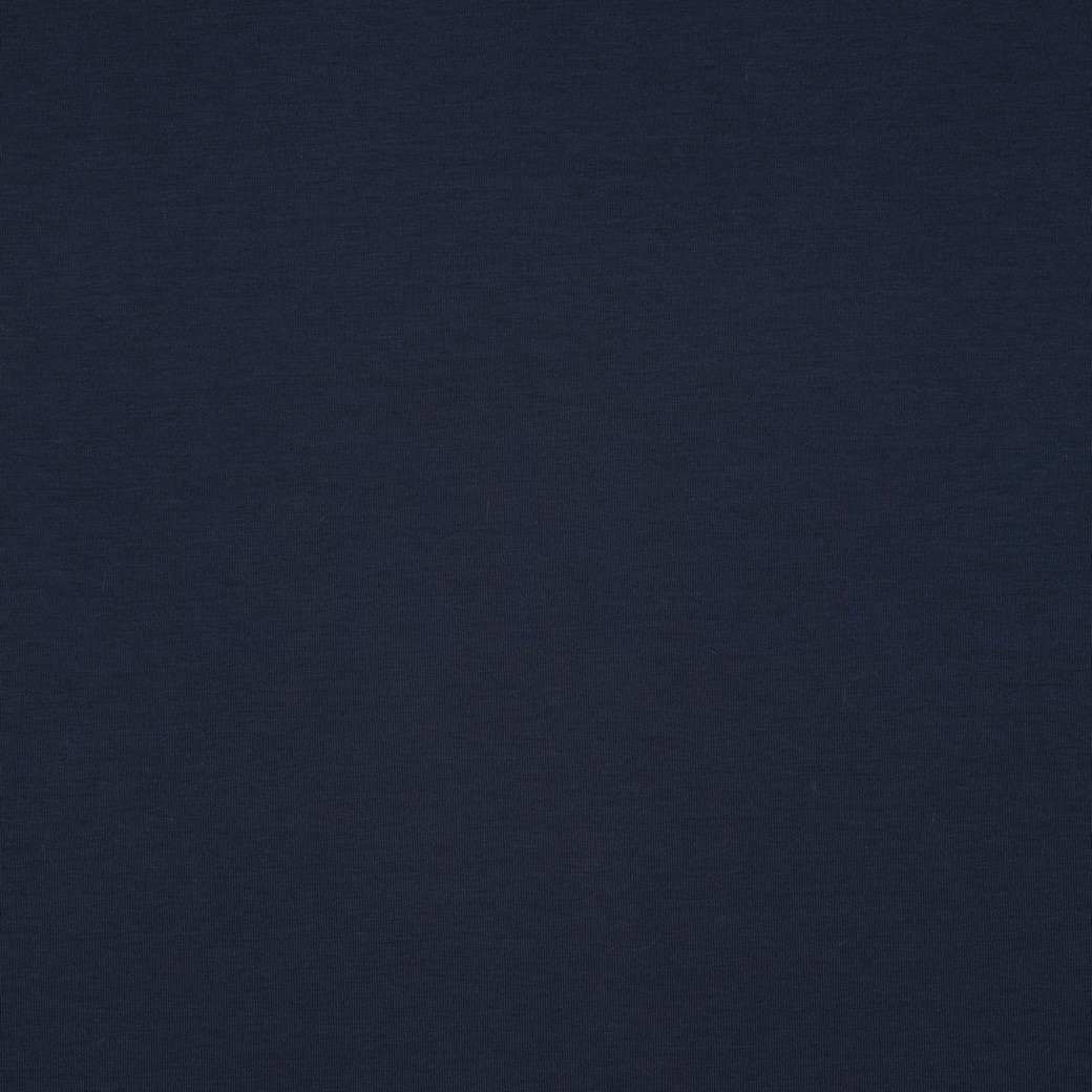 COTTON INTERLOCK JERSEY NAVY