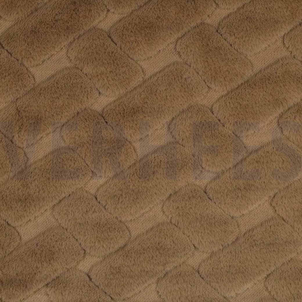FAUX FUR ABSTRACT SAND