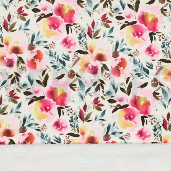 MICRO FAUX FUR FLOWER MULTICOLOUR #7