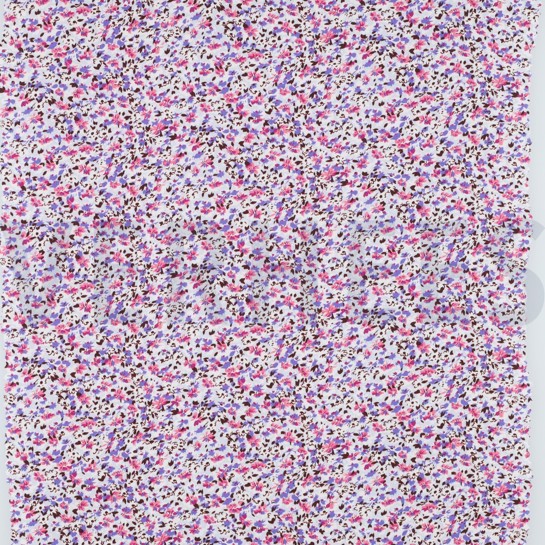 VISCOSE RADIANCE DIGITAAL BLOEMEN LILA #7