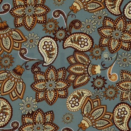 VISCOSE RADIANCE PAISLEY OUDGROEN (hover)