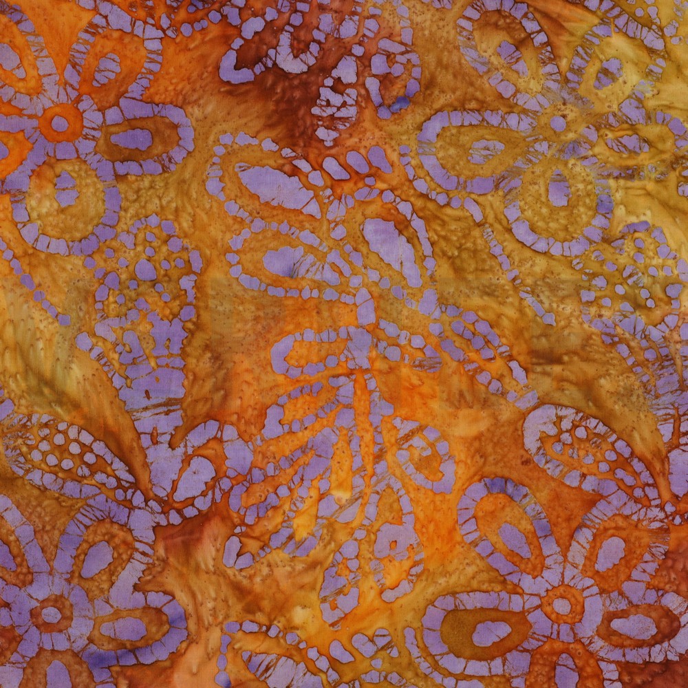 UNIQUE CRAFTED BATIK COTTON OCHRE (hover)