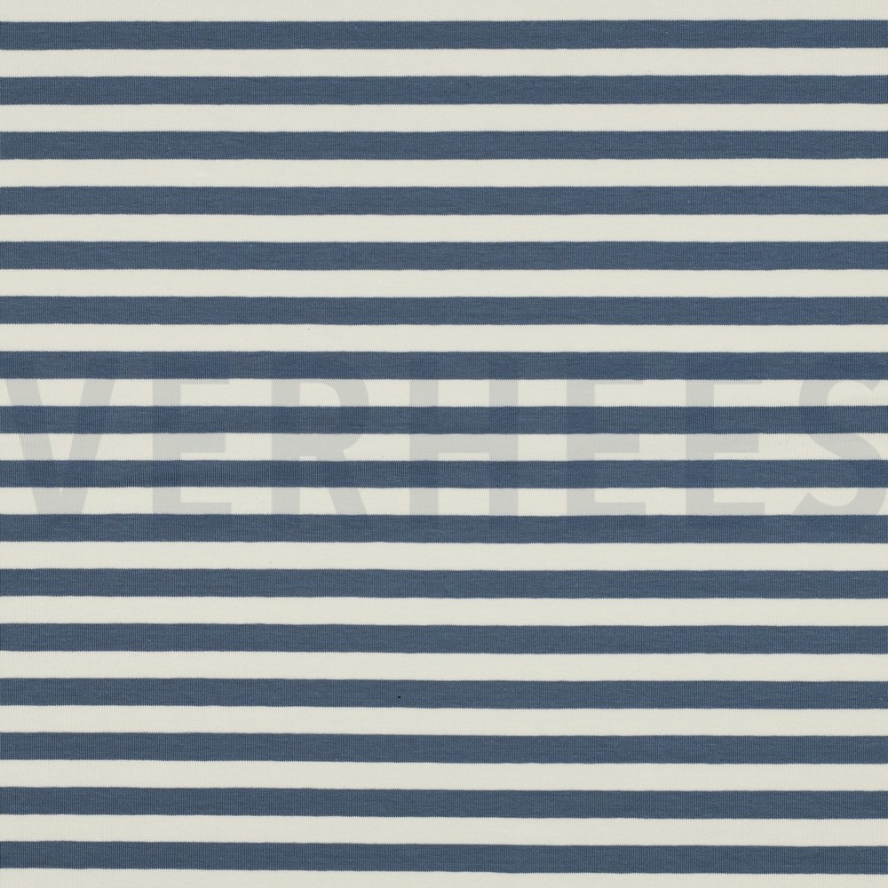 FRENCH TERRY YARN DYED STRIPES JEANS