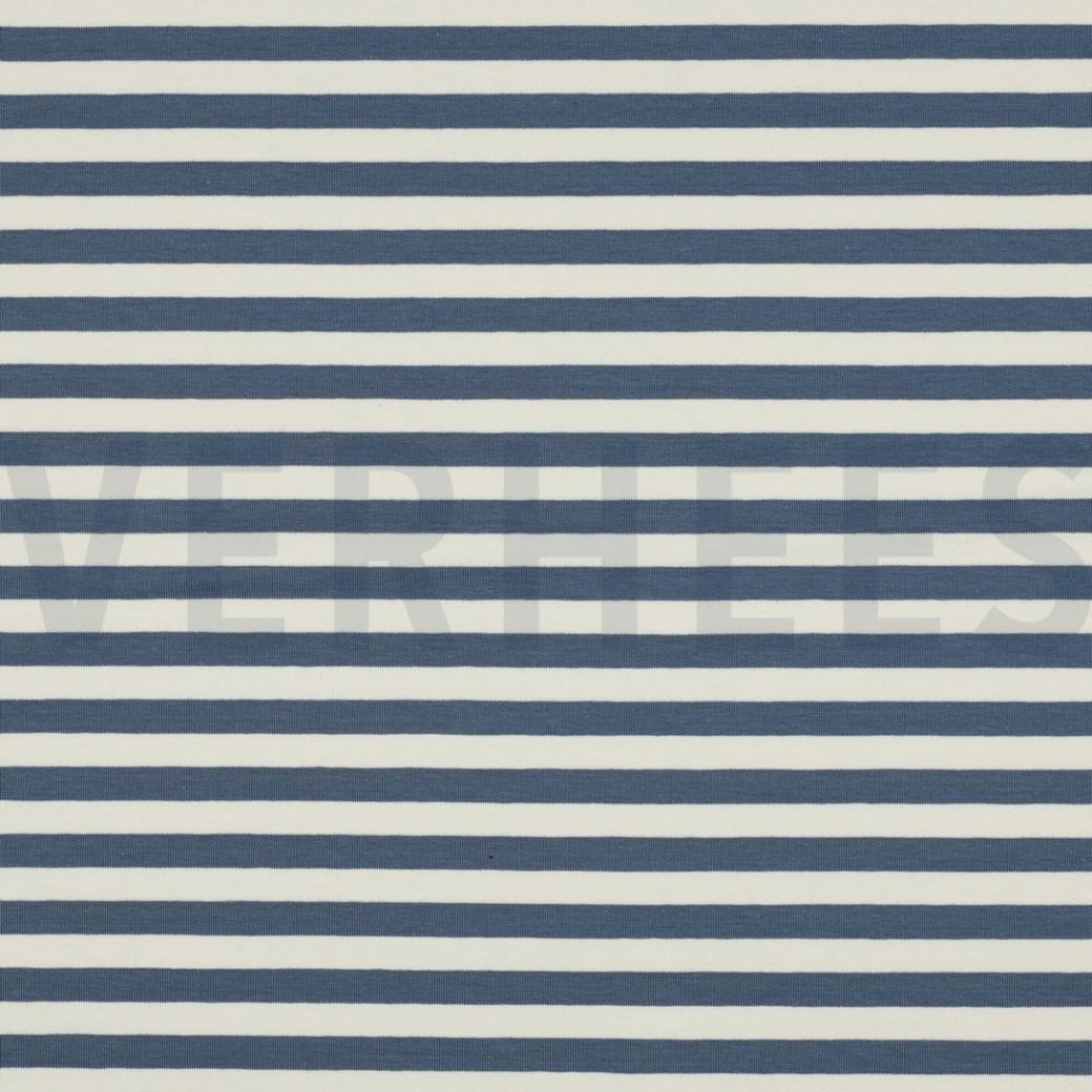 FRENCH TERRY YARN DYED STRIPES JEANS