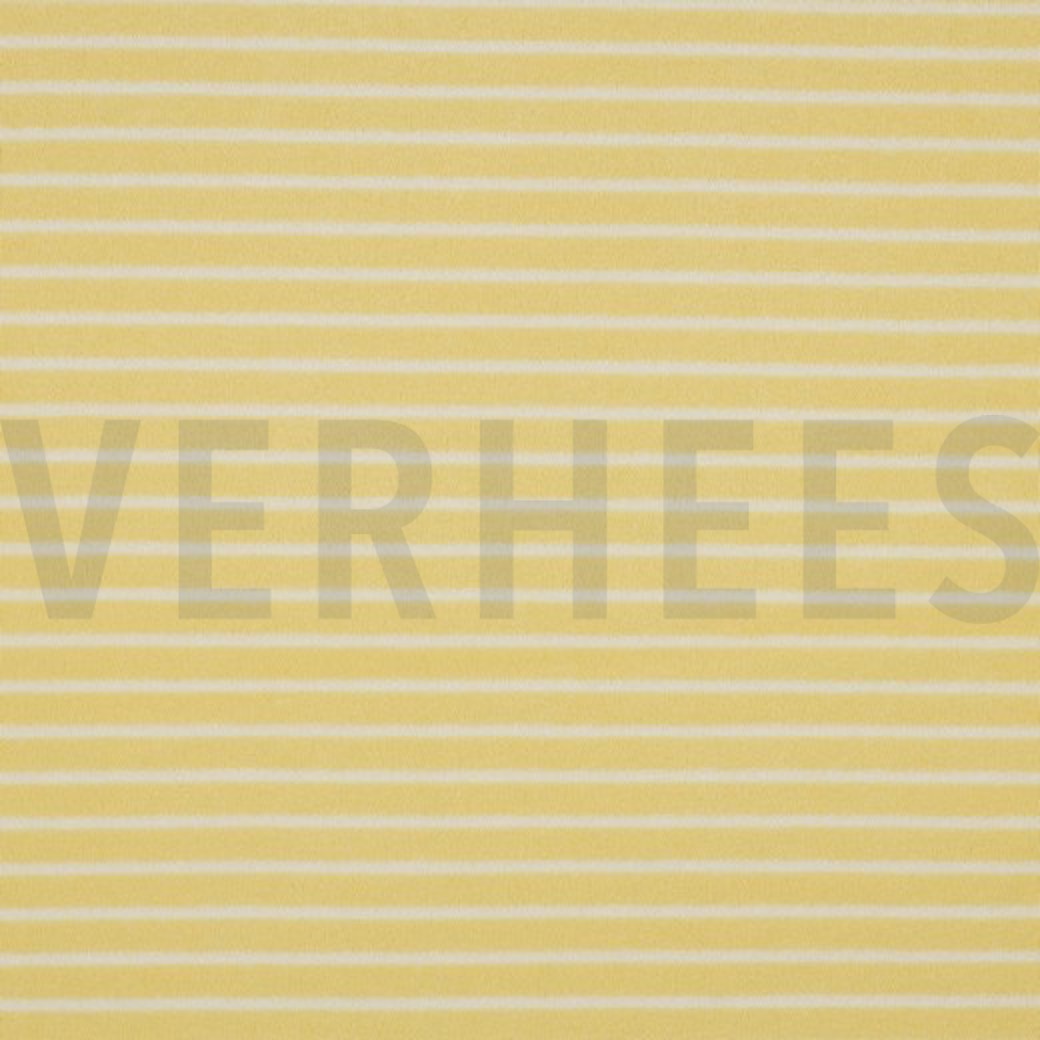 TOWELLING YARN DYED STRIPES HONEY / OFF WHITE