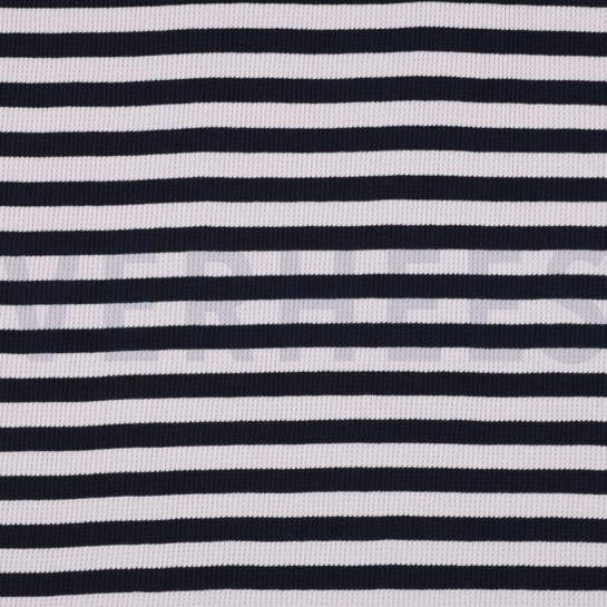 WAFFLE YARN DYED STRIPES NAVY / LILAC #7