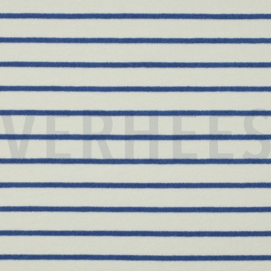 COTTON TOWELLING YARN DYED STRIPES LIGHT BLUE #7