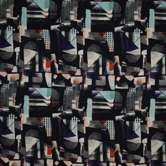 VISKOSE RADIANCE DIGITAL ABSTRAKT MEHRFARBIG #7