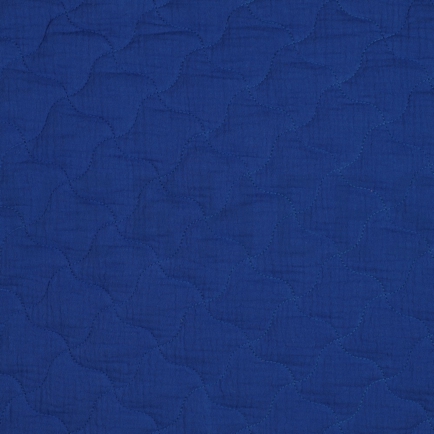 DOUBLE GAUZE QUILT COBALT (hover)