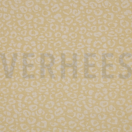 DOUBLE GAUZE JACQUARD ANIMAL SKIN YELLOW / ECRU (hover)