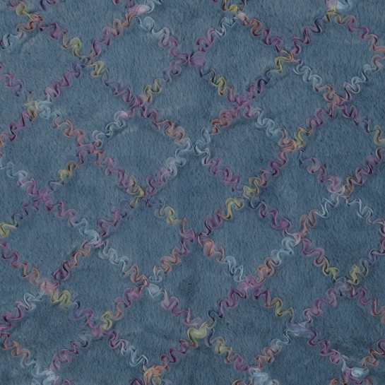 IMITATIEBONT MET TULE MULTIKLEUR SCHADUWBLAUW #7