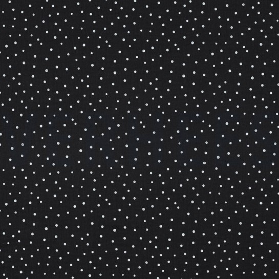 DOUBLE GAUZE LITTLE DOTS BLACK #7