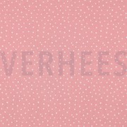 DOUBLE GAUZE LITTLE DOTS ROSE (thumbnail)