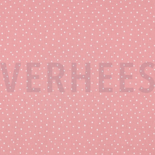 DOUBLE GAUZE LITTLE DOTS ROSE #7