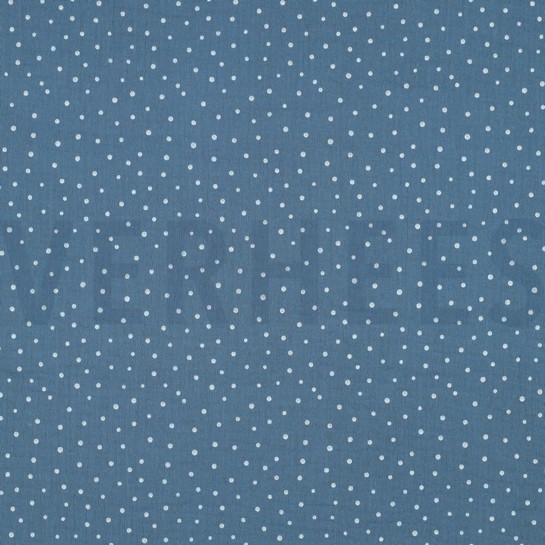 DOUBLE GAUZE LITTLE DOTS BLUE #7