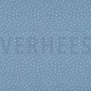 DOUBLE GAUZE LITTLE DOTS LIGHT BLUE (thumbnail)