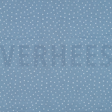 DOUBLE GAUZE LITTLE DOTS LIGHT BLUE (hover)