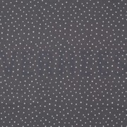 DOUBLE GAUZE LITTLE DOTS DARK GREY (thumbnail)