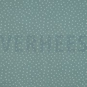 DOUBLE GAUZE LITTLE DOTS OLD GREEN (thumbnail)
