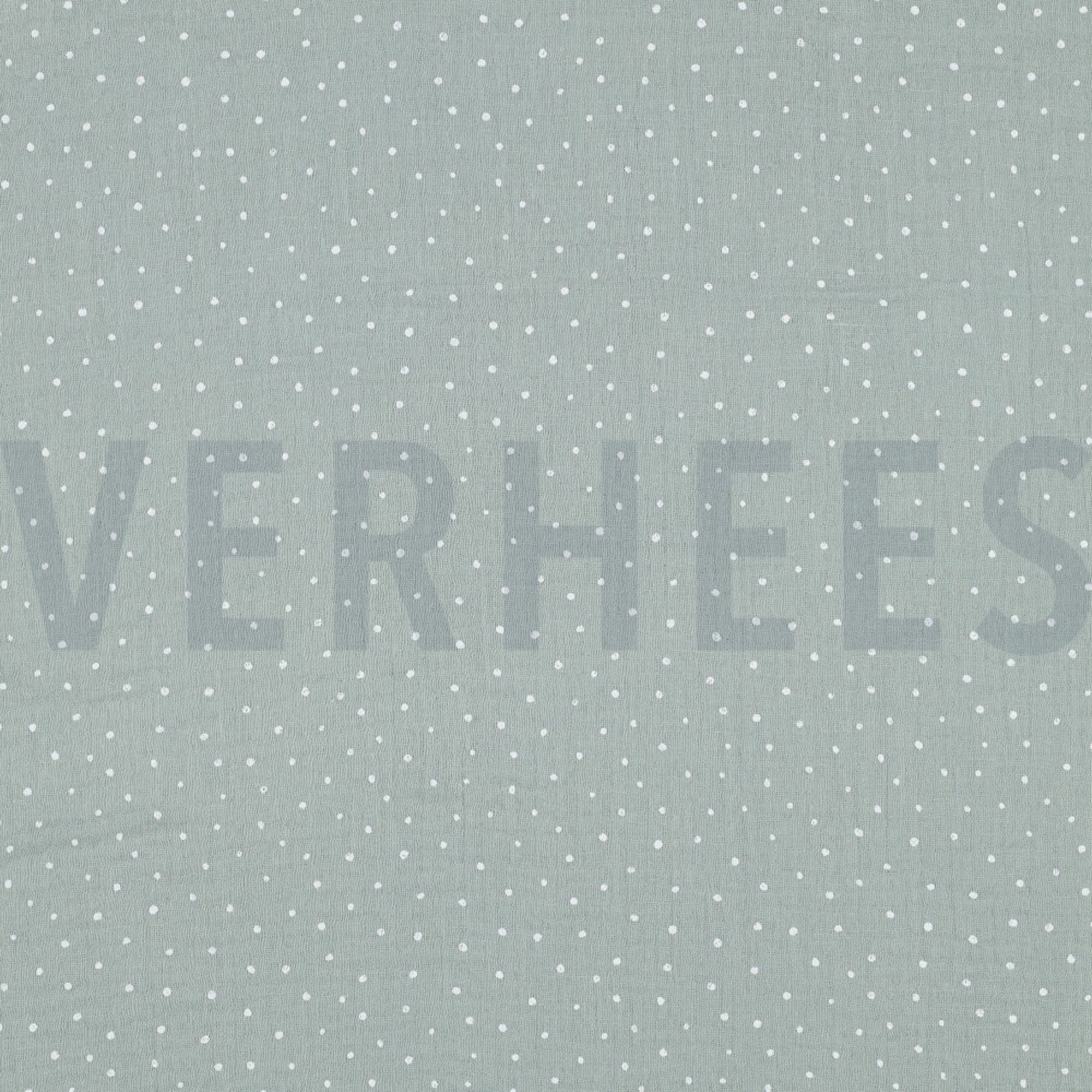 DOUBLE GAUZE LITTLE DOTS MINT (high resolution)