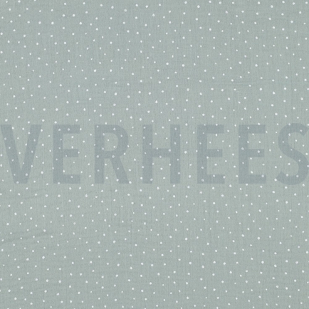 DOUBLE GAUZE LITTLE DOTS MINT (hover)
