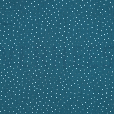 DOUBLE GAUZE LITTLE DOTS PETROL (hover)