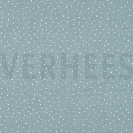 DOUBLE GAUZE LITTLE DOTS AQUA (hover)