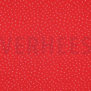 DOUBLE GAUZE LITTLE DOTS RED (thumbnail)